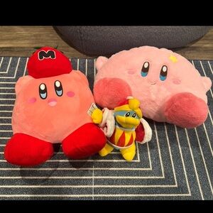 Kirby Plush Lot Set 3 Plushies